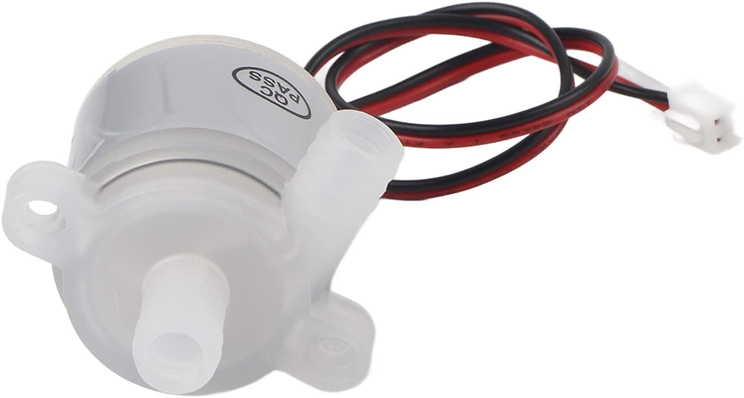 DC 12V 6W Mini Submersible Water Pump, Mini Food Grade Brushless Water Pump for Medicals Instruments (White)