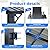 AirWire 10'x12' Lean to Gazebo, Hardtop Pergola with Metal Roof, Wall Mounted Heavy Duty Canopy Awning for Backyard, Deck and More