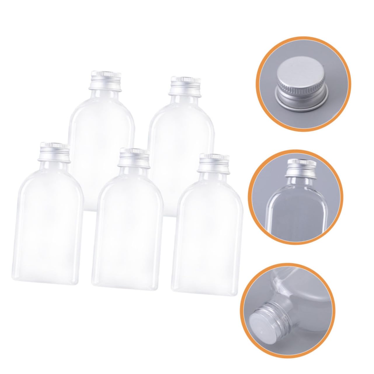 25 Stück Trinkflaschen, Squeeze-Lotion-Flaschen, Badecreme-Flaschen, Wasserflaschen zur Aufbewahrung, sensorische Flaschen, 8 Unzen Wasserflaschen, Lotionsbehälter, Kosmetikflaschen, Einwegartikel, Th
