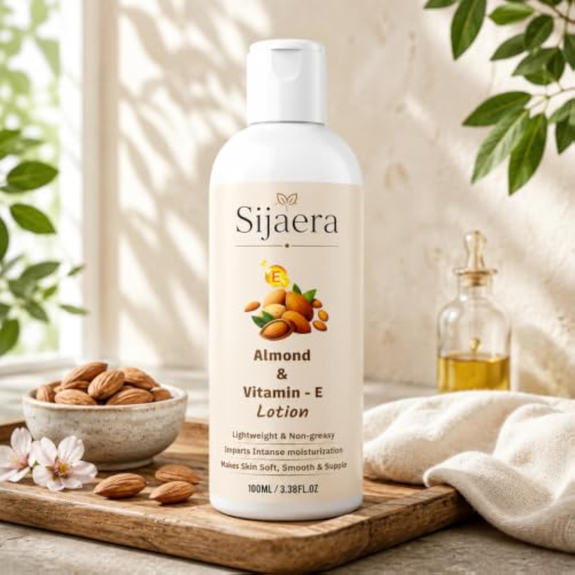 Almond & Vitamin E Body Lotion, Deep Moisturizing Daily Care
