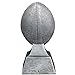 Decade Awards Fantasy Football Champion Trophy - 6 Inch Tall - FFL Winner Award, Silver - Engraved Plate on Request