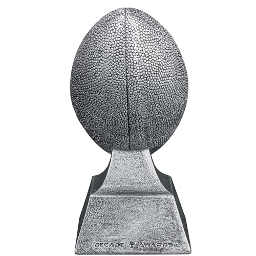 Image of Decade Awards Fantasy Football Champion Trophy, Gold or Silver / 6 or 12 Inch Tall - Engraved Plate on Request