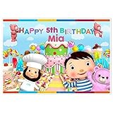 Teddy Cake Little Baby Bum Birthday Banner Party Decoration Backdrop