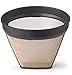 Produktbild HIC Harold Import Co. HIC Gold Tone Wiederverwendbar Kaffee Nummer 4 Filter schwarz