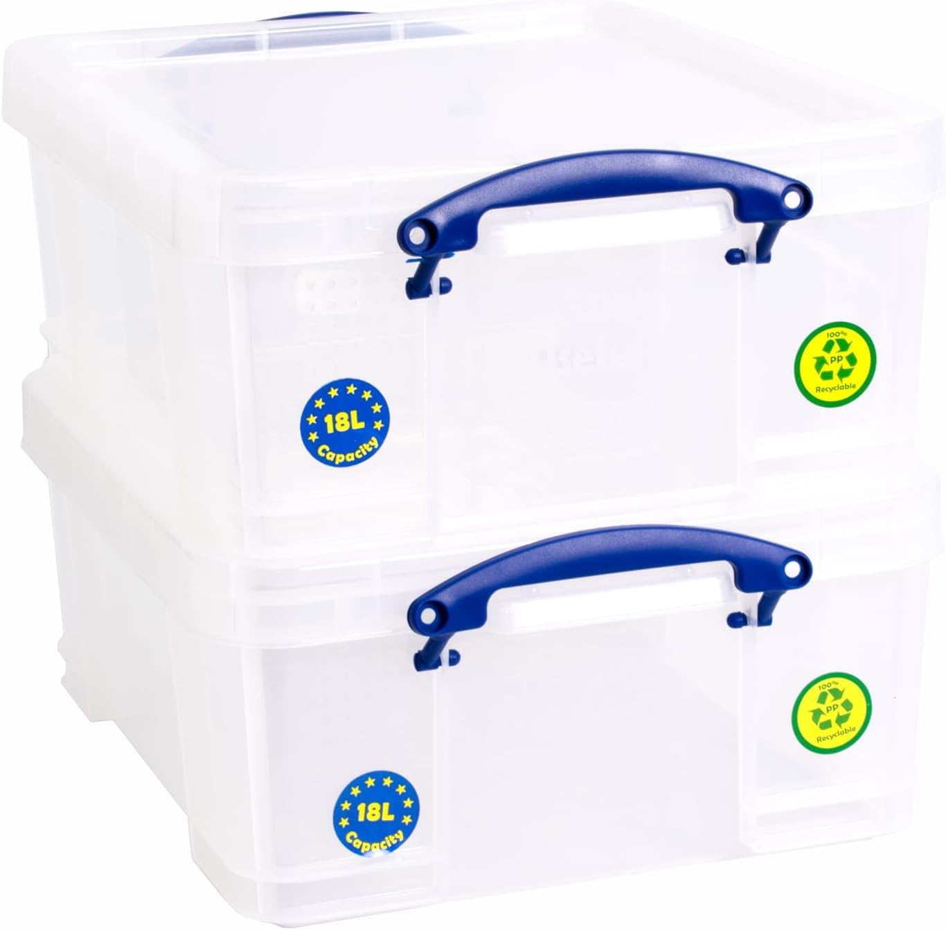 Really Useful Storage Box 18 Litre Pack of 2