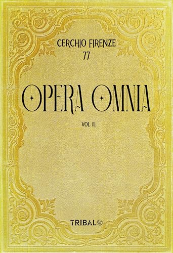  OPERA OMNIA VOL.III