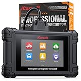 iCarsoft Outil de diagnostic bidirectionnel US V4.0 pour GM/Ford/Jeep + 2 marques de voiture en option, système complet OBD2 Scanner avec 39 services pour les marques américaines, test actif, auto VIN