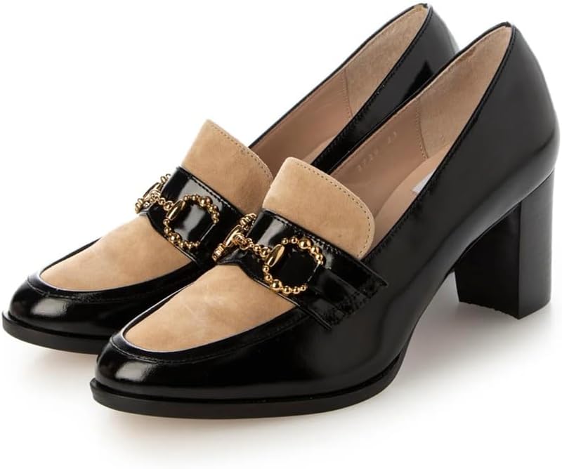 CAMPER/カンペール KOBO レザーローヒールレースアップシューズ 黒37