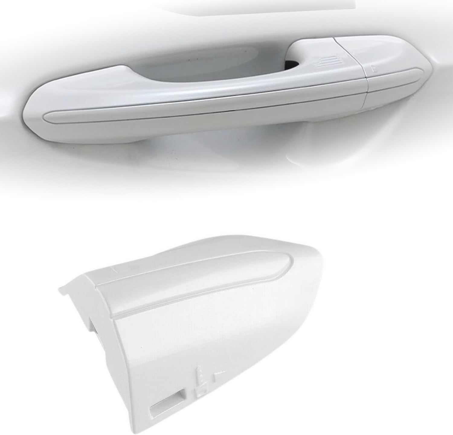 Cache Serrure Portière Avant Gauche Pour Ford Fusion 2013-2020 - Neuf, Peint, Plastique