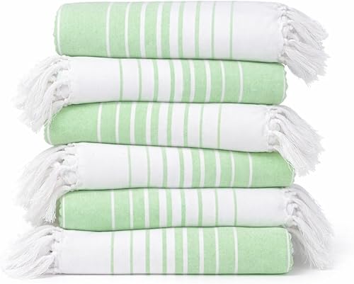 Miniatura 25 de Native Fab Paquete de 4 toallas turcas de playa, de gran tamaño, 40 x 71 pulgadas, de secado rápido, sin arena, ligeras, absorbentes, multiusos
