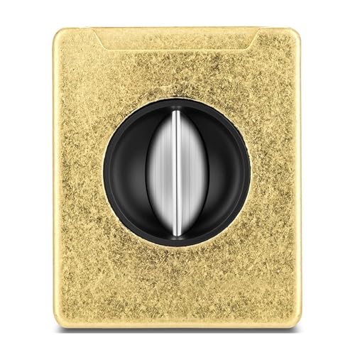 ONECMN Enkel och bärbar rostfritt stål V-formad cigarrskärare skarpa blad rökning tillbehör (B)