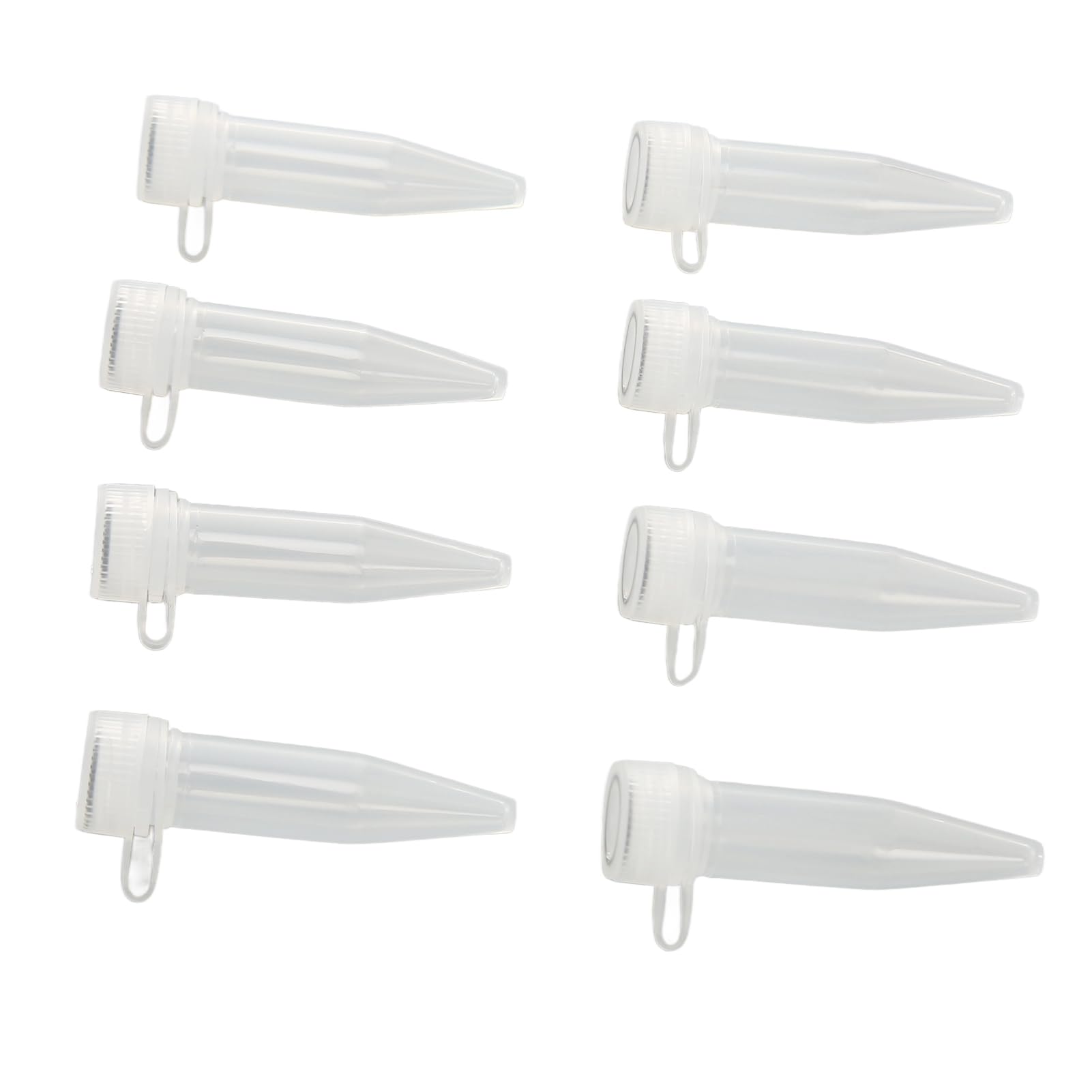 Provette per Microcentrifuga, Confezione da 500, Provette per Centrifuga Sicure da 1,5 Ml, Polipropilene a Prova di Perdite per Forniture di Laboratorio (Fondo appuntito)