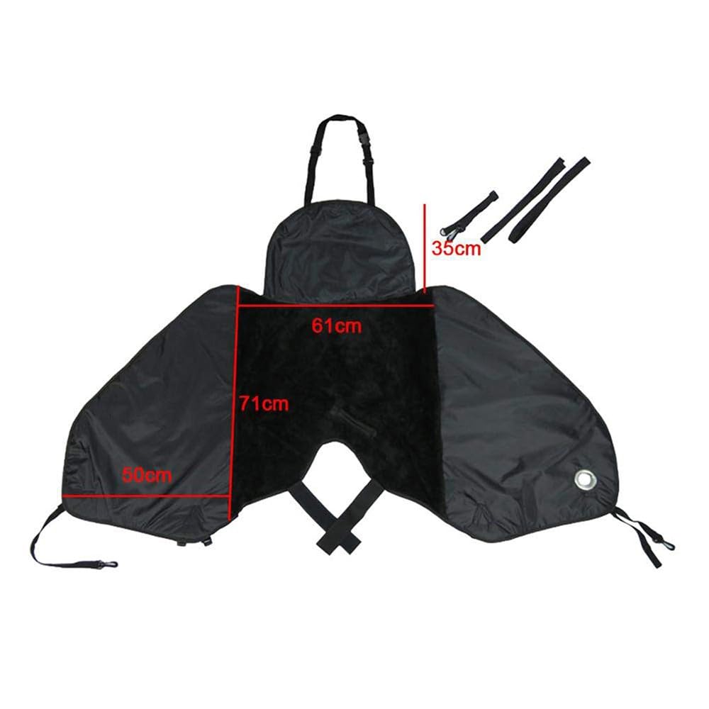 BLUEZY Cubre Piernas para Motos Manta Moto Cubrepiernas para Scooter Invierno Cubre Piernas Impermeable Termica Protector para la Lluvia fría Conductor de Invierno