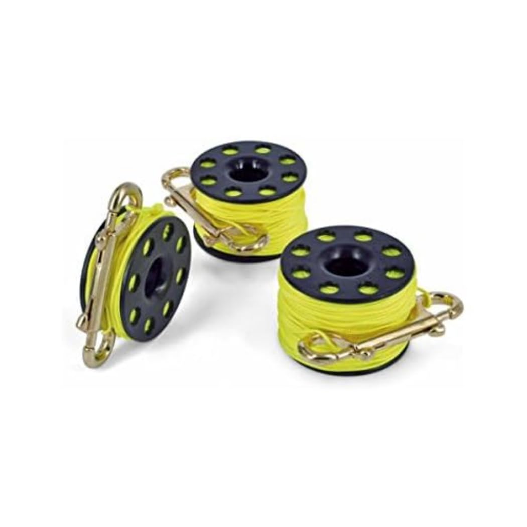 Best Divers ML0060YL Mulinello Subacqueo 15m Nero Giallo