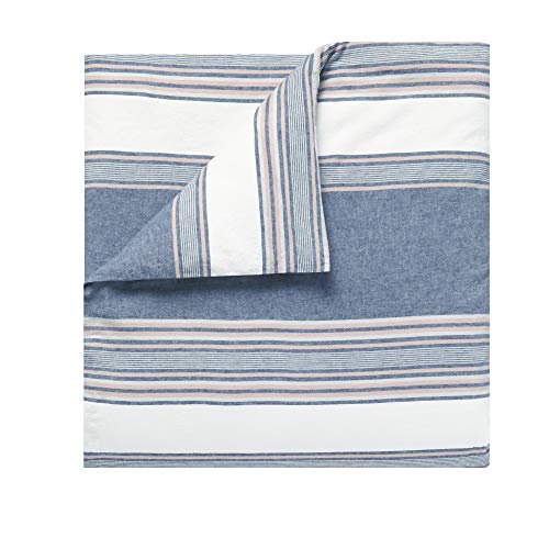 Splendid Home Tuscan Stripe Duvet Set, King, Navy/Multi #TOP4
