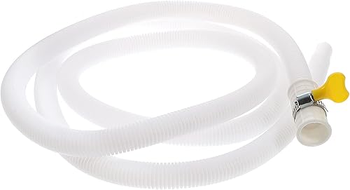 Manguera de drenaje para lavadora de 6.6 ft, drenaje flexible de drenaje de aire acondicionado para lavadoras semiautomáticas y unidades, accesorio
