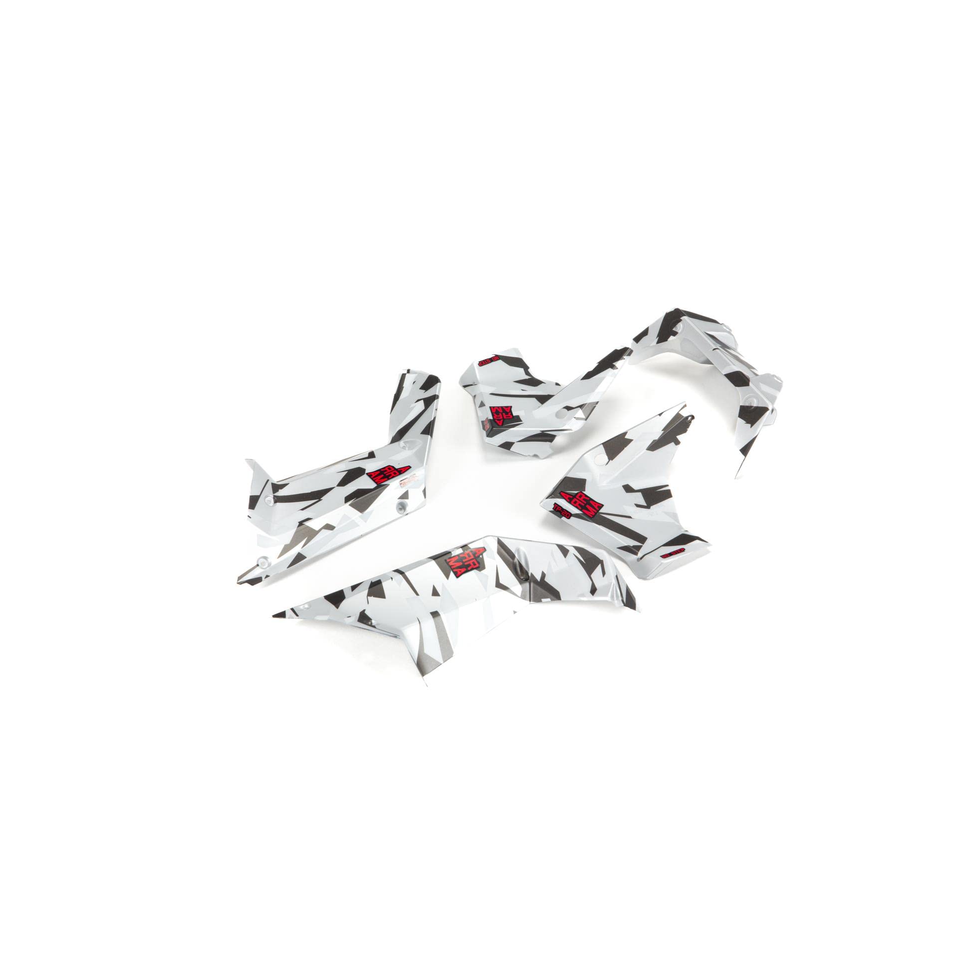 Arrma-1/7-Set Di Protezioni Dipinte, Camoscio Bianco: Fireteam, Multicolore, ARA411017 - 4