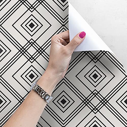 Papier peint géométrique haute définition Coloray avec impression latex durable