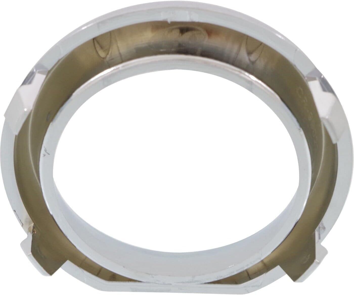 DAT AUTO PARTS Front Left Driver or Right Passenger Side Single Fog Light Cover Trim Ring Molding Replacement For 2011-2016 Chrysler Town and Country Silver Chrome Smooth Plastic CH1038144 68100718AA
