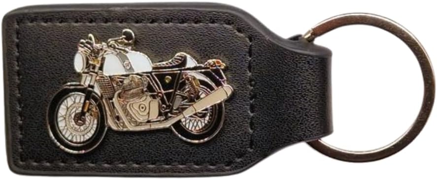 Motorcycle key ring for Royal Enfield Continental GT, 650-GT, keychain, llavero, portachiavi, key fob, keyfob, porte-clés, multicoloured, passend