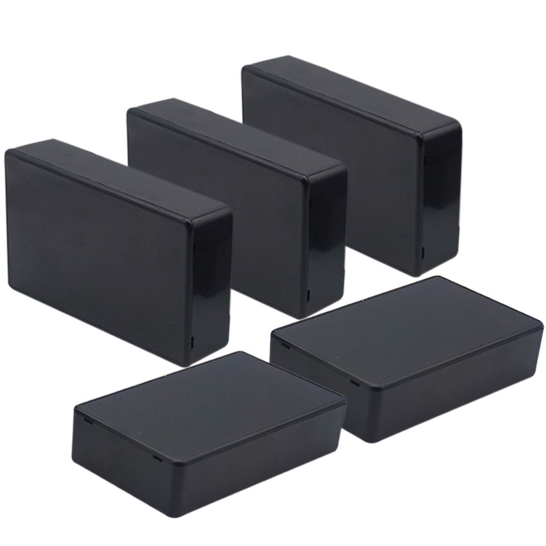 Zulkit Project Boxes - 5 Pack ABS Electrical Cases -18 Zulkit Project Boxes - 5 Pack ABS Electrical Cases -18