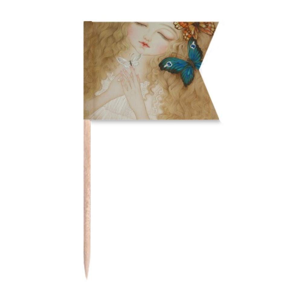 Cure-dent DIYlab robe papillon pour sublimer un gâteau de fête