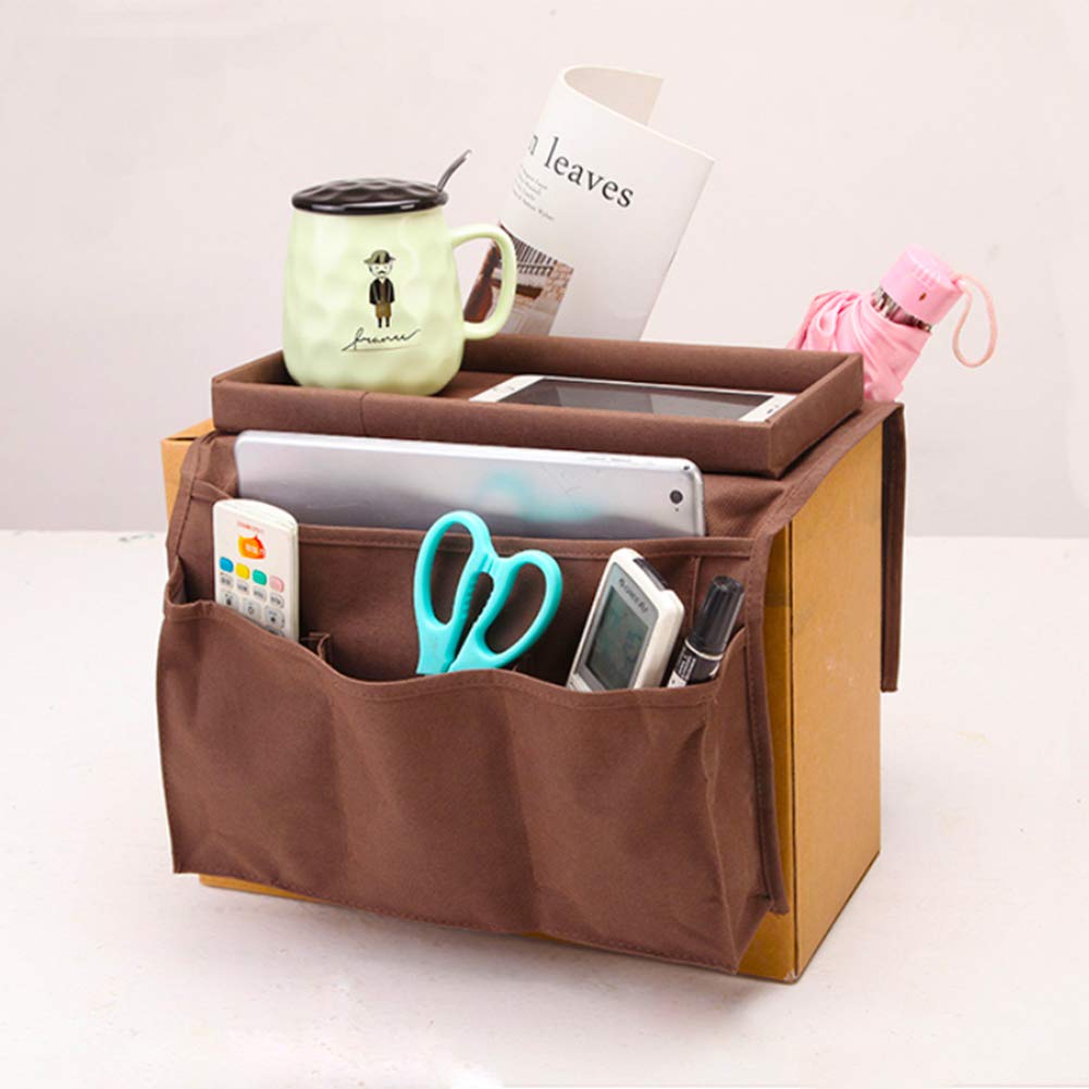 Hojalis Sofa-Armlehnen-Organizer - Caddy Mit 4 Taschen Und Getränkehalter