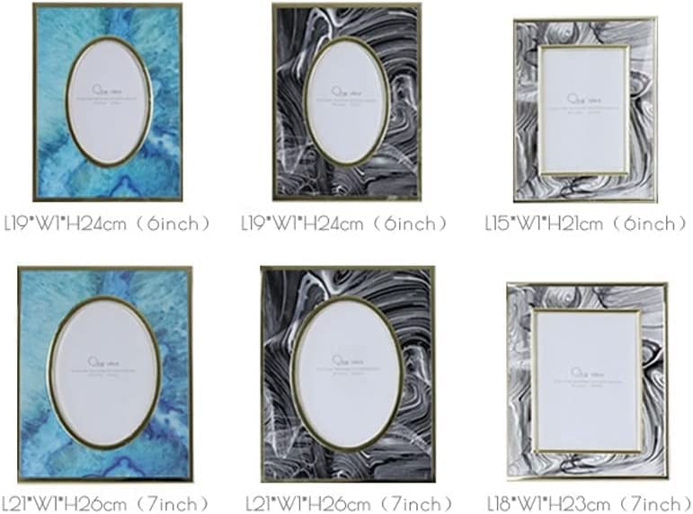 Marco de fotos de metal de alta calidad para decoración de interiores y estancias exclusivas B 4x6 3