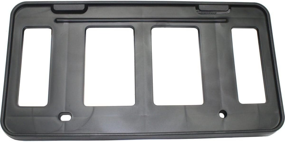 DAT AUTO Parts Front Bumper License Plate Frame Tag Mounting Bracket Holder Cover Replacement for 2014-2021 Toyota Tundra Black Textured Made of Plastic TO1068124 751010C010