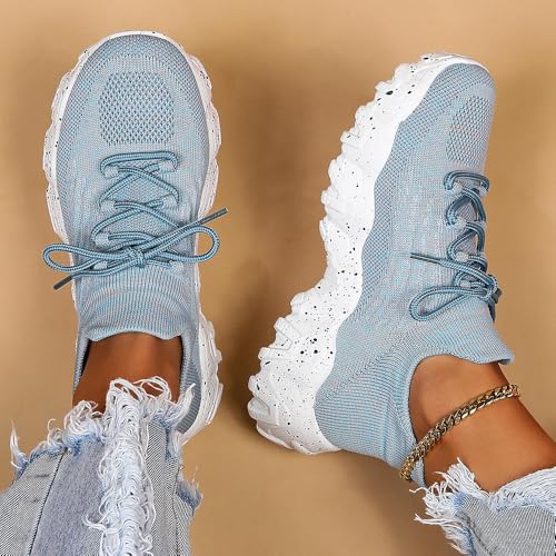 Quivale & Izarna Simply Snugs Shoes - Summer Lace Up Low Top Slip On Sneakers for Men & Women3