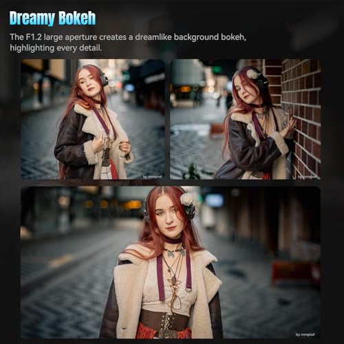 7Artisans 50mm F1.2 for Z-Mount Objetivo, APS-C Enfoque Manual, Compatible con Nikon Z-Mount ZFC,Z50,Z30 - imagen 4