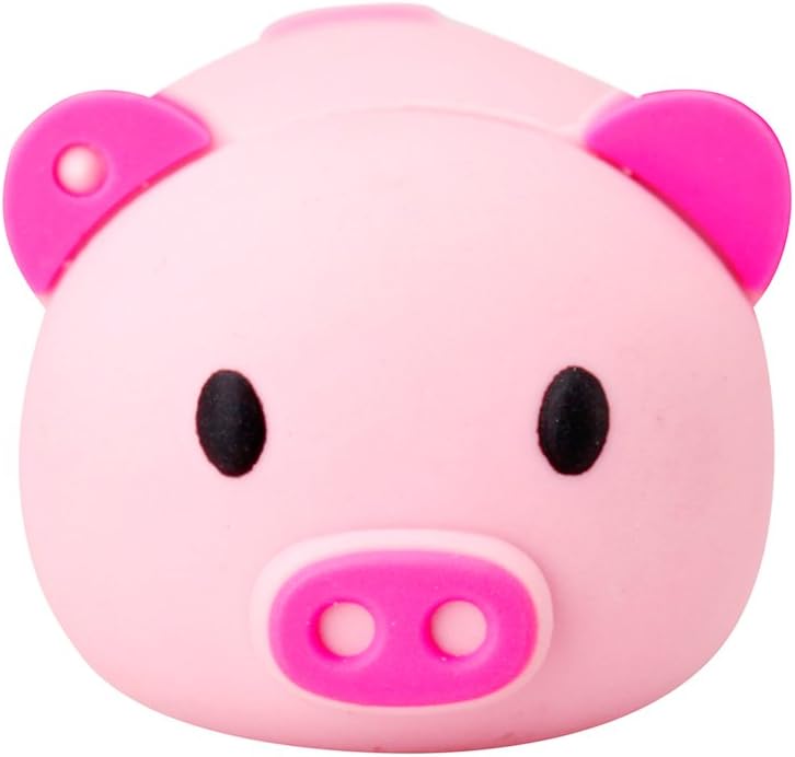 16GB USB Flash Drive, HKUU USB 2.0 Memory Stick Cute Pink Pig Shaped Zip Drive Data Storage U-Disk