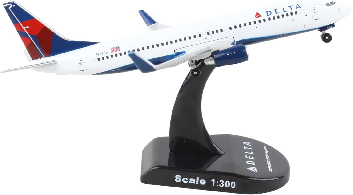Daron Postage Stamp Delta Airlines Boeing 737-800 1/300 Scale PS5815-3