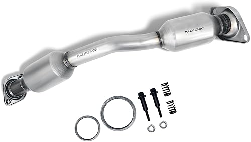 PULCHERFLOW Convertidor catalítico compatible con Nissan Versa 2012-2017, Nissan Versa Note 1.6L L4 2014-2017 de alto rendimiento (compatible con