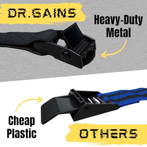 Image of Blood Flow Restriction Bands, Nylon BFR Bands for Men with Metal Buckle, Occlusion Bands & BFR Cuffs for Arm Workouts, Weight Lifting & Muscle Growth