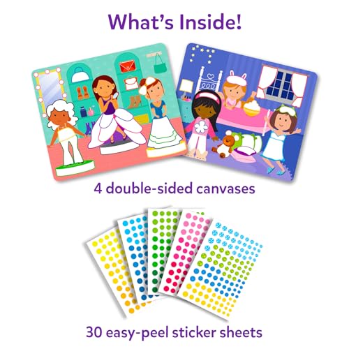 Image of Skillmatics Dot It Sticker Art - Dress Up, Mess-Free Fun for Kids, 500+ Stickers, Craft Kits, DIY Scrapbooking Activity, Travel Toys, Gifts for Boys & Girls Ages 3, 4, 5, 6, 7