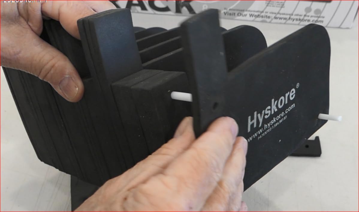 HYSKORE Gun Modular Pistol Rack, Closed Cell High Density Foam, Black