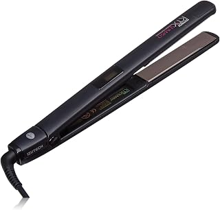 IZUTECH KTX Slim450 Titanium - 1Inch Professional Flat Iron with Adjustable Heat to 450 degrees Dual Voltage Auto Shut-off