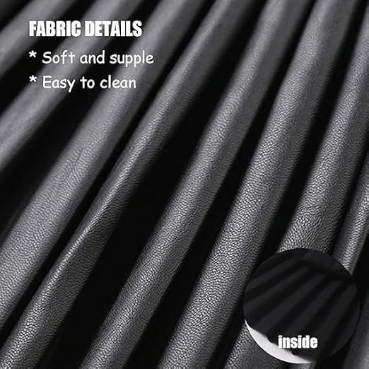 MODERN ASIR Pu Leather Skirts for Girls Kids & Teen & Toddler Faux Leather Pleated Skirts