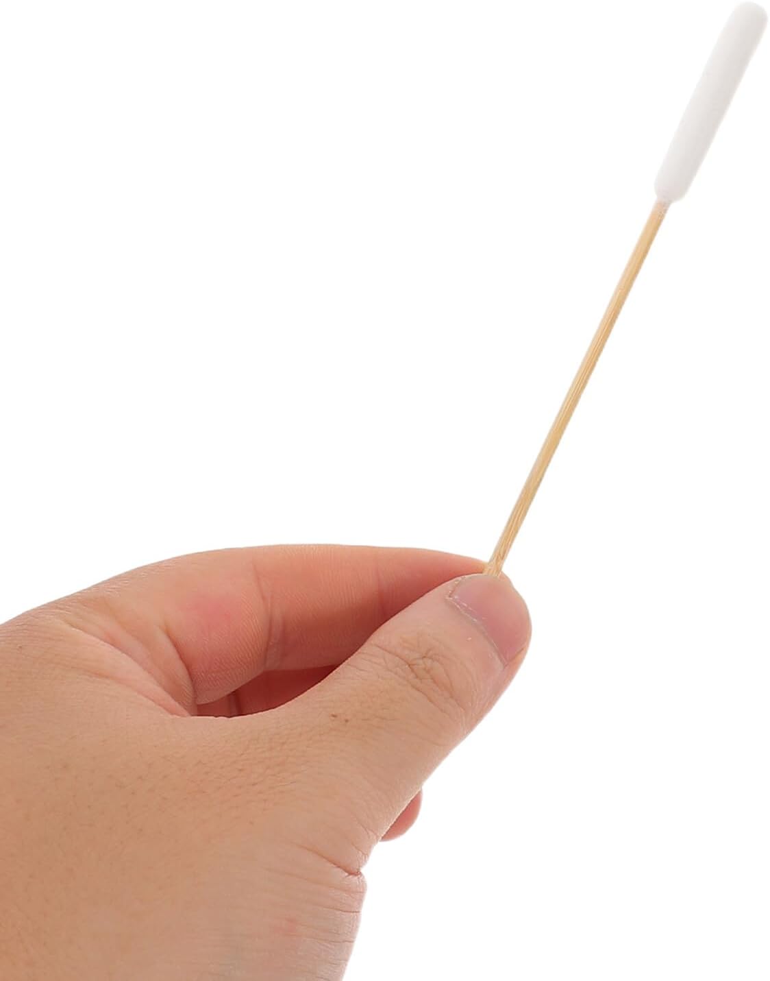 Outanaya Pet Ear Cleaning Cotton Swabs for Dogs and Cats Single-Headed Large Cotton Tips 50pcs Pack for Pet Ear and Eye Hygiene Maintenance