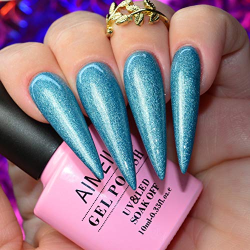 AIMEILI UV LED Gellack mehrfarbig ablösbarer Matte Gel Nagellack Set Gel Nail Polish Kit - 6 x 10ml - Set Nummer 33 – Bild 6