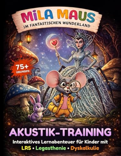 Akustik-Training mit Mila Maus: Interaktives LRS Fördermaterial für auditive Wahrnehmung & Konzentration (ab 2. Klasse) (Mila Maus – Spielerische Lernabenteuer bei Legasthenie & LRS)