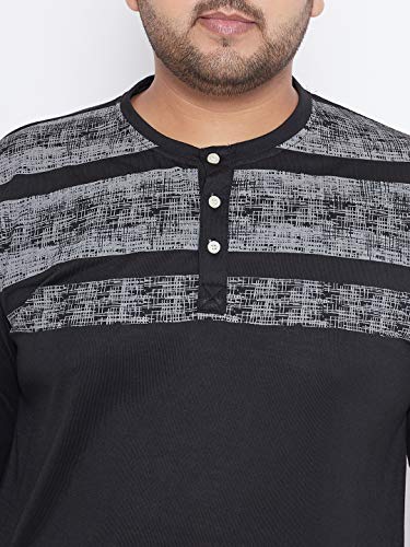 Image of Bigbanana Plus Size Men's Henley T-Shirt