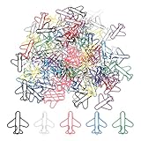 Trombones métalliques : ces trombones en forme d'avion sont conçus pour durer, garantissant ainsi que les trombones fantaisie conservent leur forme. trombones métalliques pour une utilisation répétée. jolis trombones métalliques