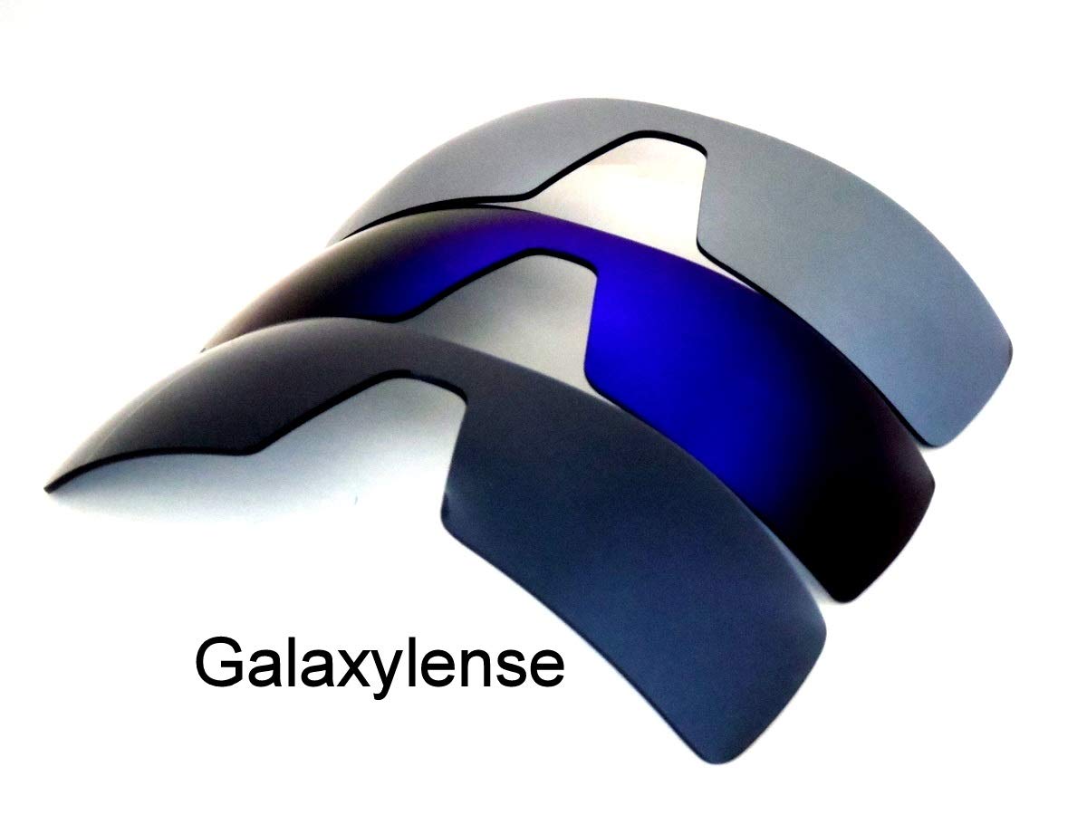Galaxy Replacement Lenses for Oakley Oil Rig Black&Blue&Titanium Color Polarized 3 Pairs