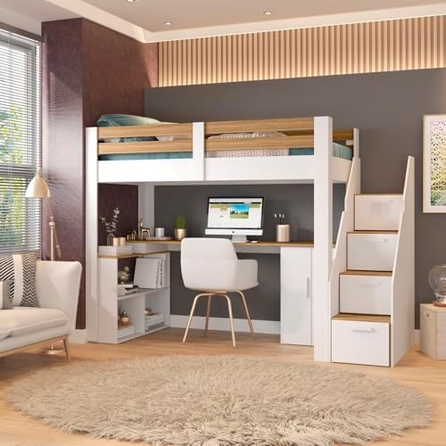 Cama Office Multifuncional Solteiro Adulto Star Plus Casatema Mad...