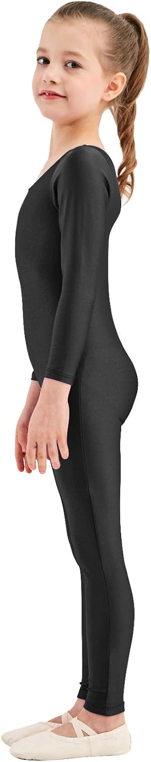 Speerise Girls Kids Long Sleeve Spandex One Piece Dance Unitard : Clothing, Shoes & Jewelry