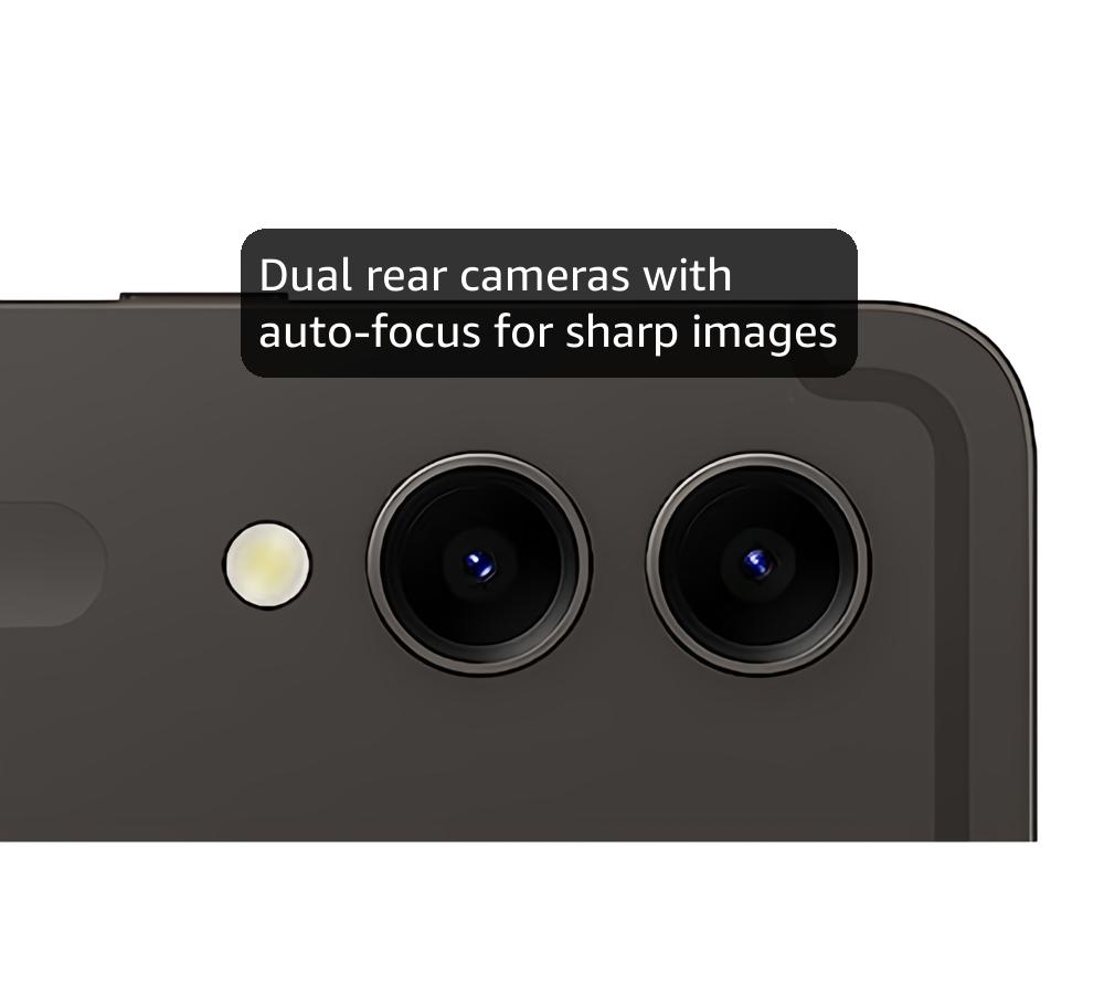 SAMSUNG Galaxy Tab S9+ Plus 12.4” 256GB WiFi 7 Android AI Tablet, Snapdragon 8 Gen 2 , AMOLED Screen, S Pen Included, Long Battery Life, Auto Focus Camera, US Version, 2023, Graphite (Renewed)