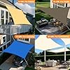 Artpuch Sun Shade Sail, 10'x13' Sand Rectangle, Curved Edged Commercial Grade 185GSM Permeable Outdoor Shade Cloth for Deck, Backyard, Patio (Custom Sizes Made) #5