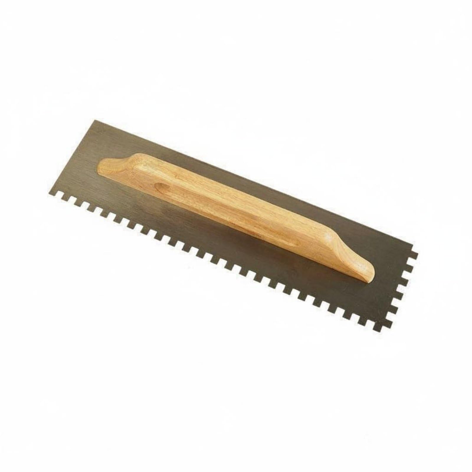 predolo Dentada Aplicación Uniforme para Enladrillar Ligera Paleta de Albañil Dentada para Aficionados Al Bricolaje, 60CM, Dientes 10x10